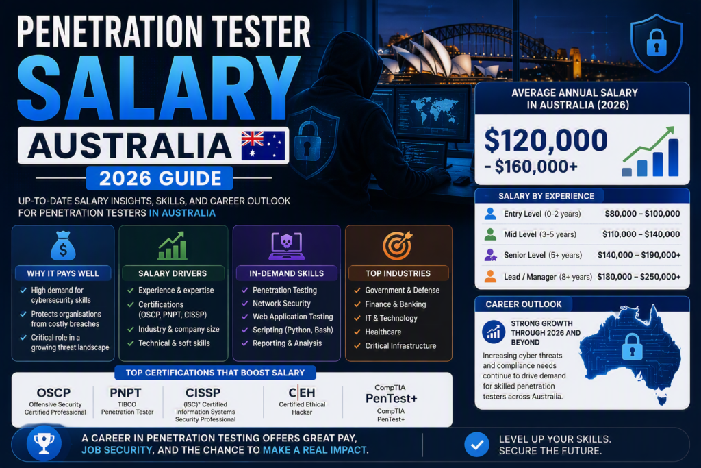Penetration Tester Salary Australia 2026 Guide