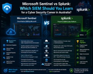 Microsoft Sentinel vs Splunk: Which SIEM Should You Learn for a Cyber Security Career in Australia?