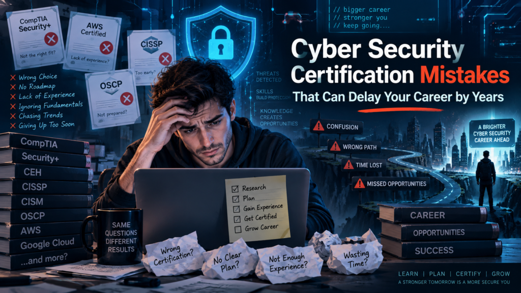 Cyber Security Certification Mistakes That Can Delay Your Career by Years blog image bna du