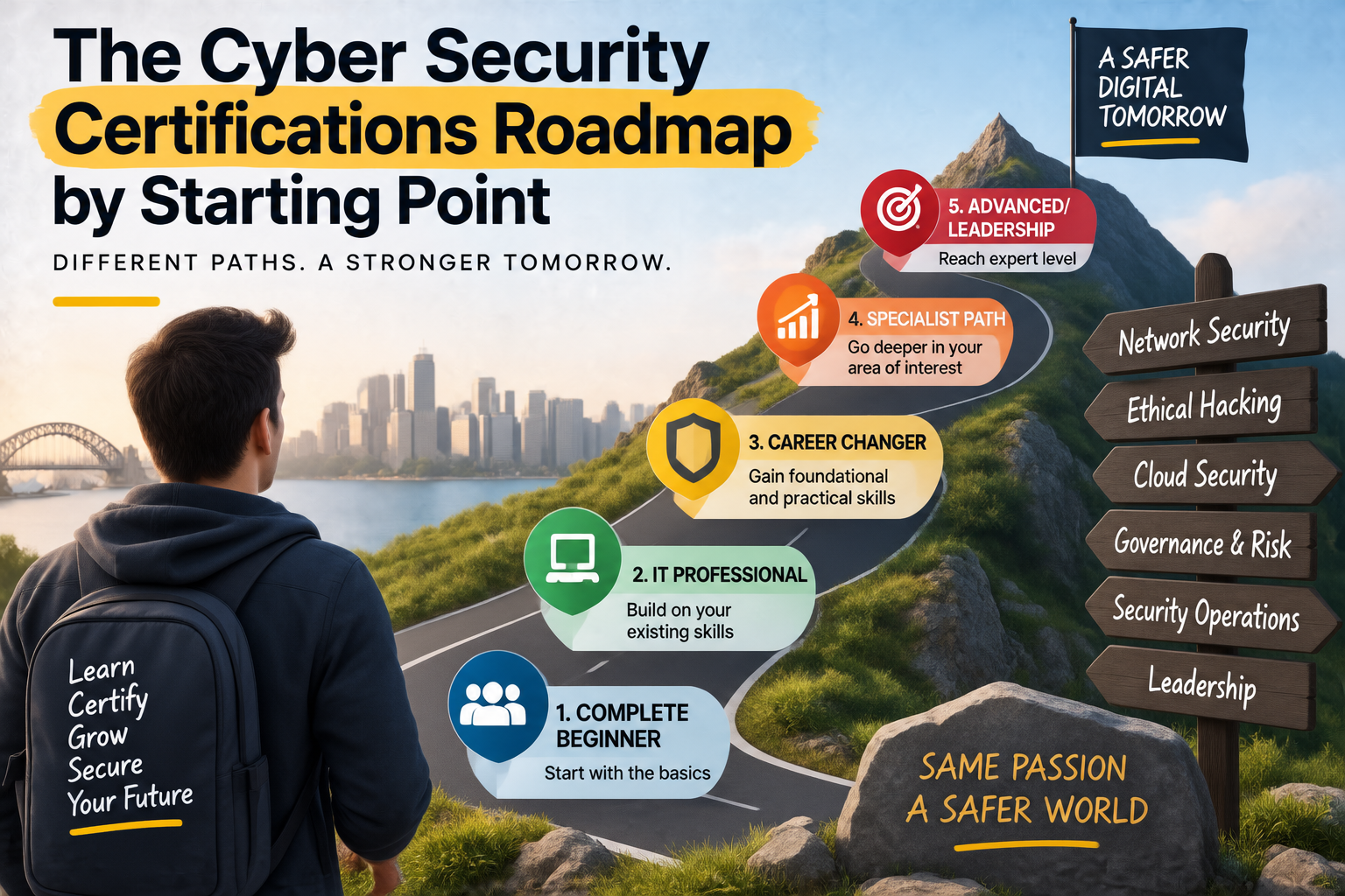 cyber security certifications roadmap