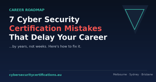 cyber security certification mistakes